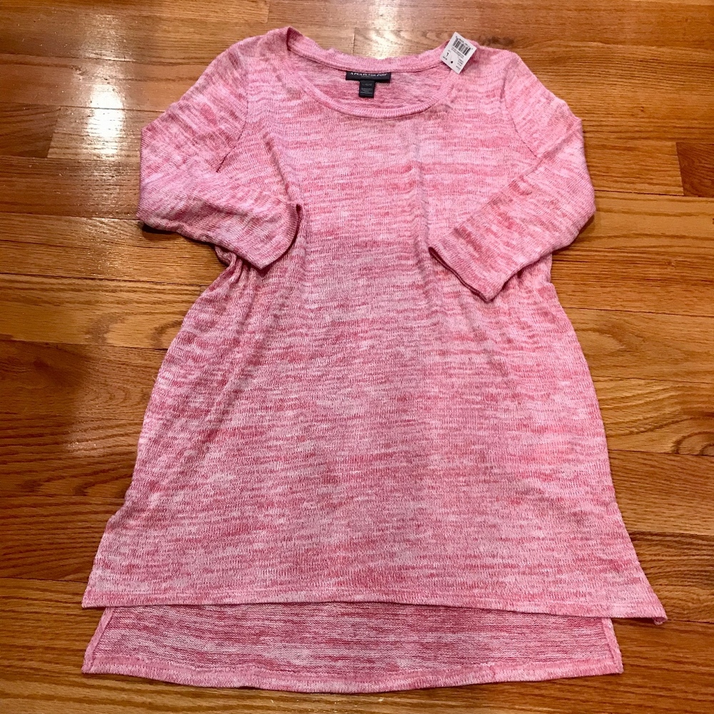 SALE A Pea in the Pod Pink/Coral Maternity Sweater